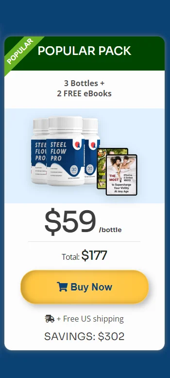 Steel Flow Pro™ 3 bottles pricing